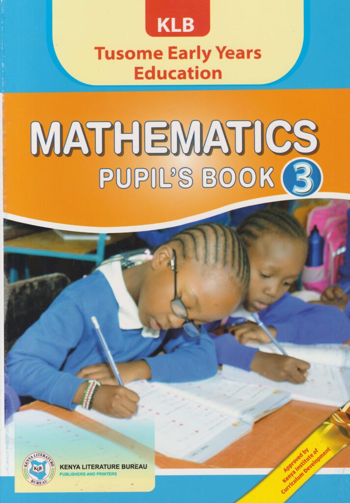 KLB Tusome early Mathematics Pupils book 3 – African Bookhub