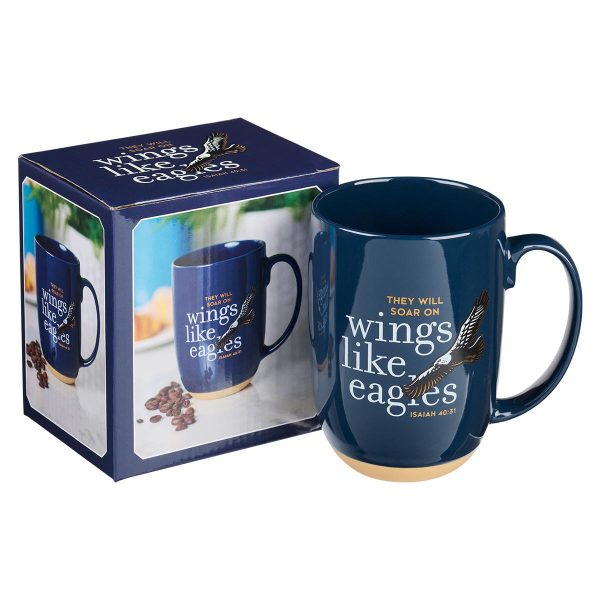 Wings Like Eagles Mugs ( Ceramic )