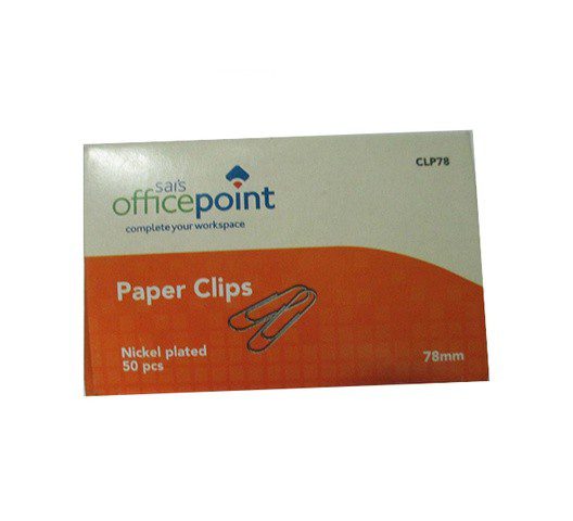 Office Point Paper clips 78mm