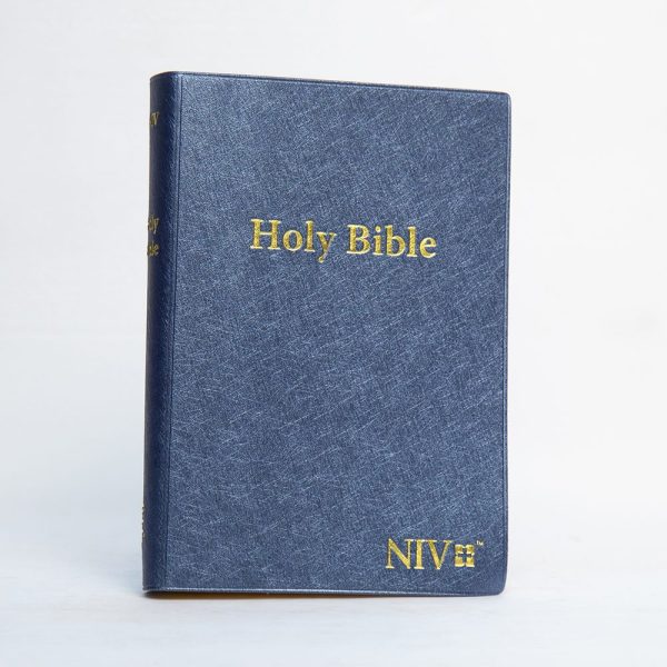 NIV Holy Bible standard size thumb index blue