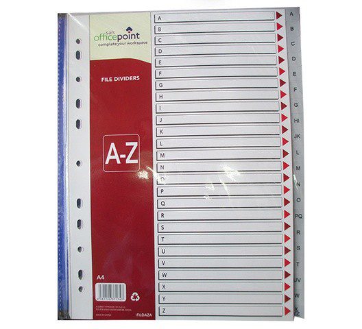 office point File Divider A-Z