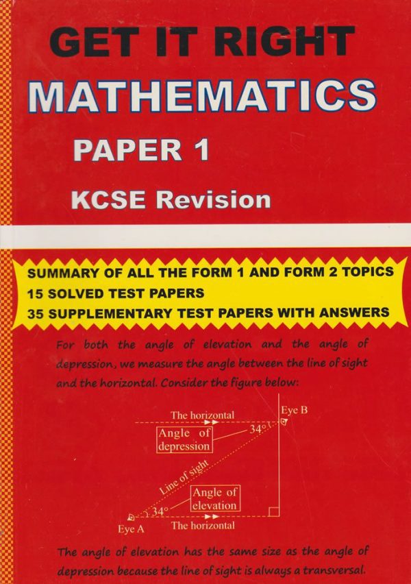 Get It Right Mathematics Paper 1