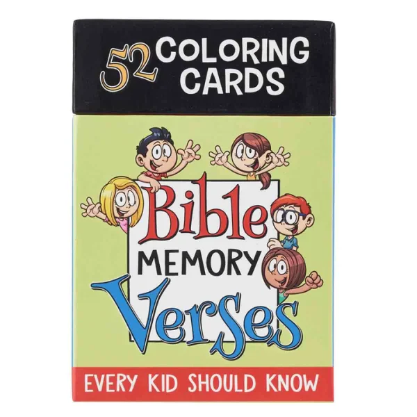 Bible Memory Verses ( 52 Coloring Cards)