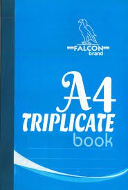 Triplicate Book A4