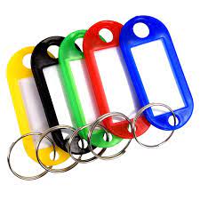 Key Tags 6pcs a pack