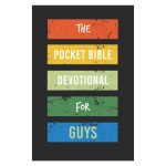 Pocket Bible Devotional For Guys Black