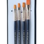 Faber-Castell Paint Brush Set - Round, Pack of 4 (Navy Blue)