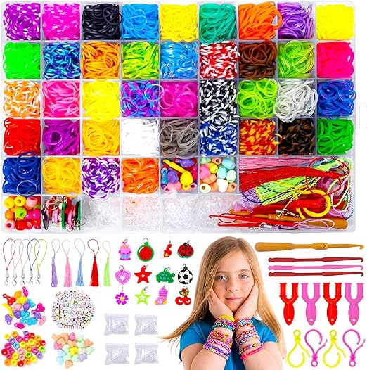 Loom Bands Kit with Clips
