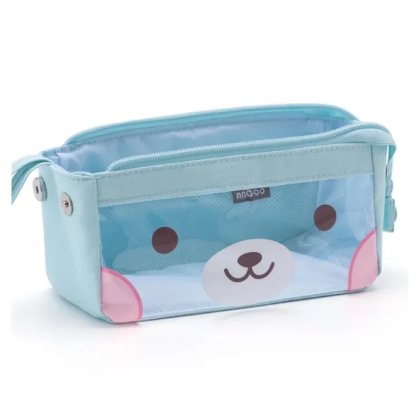 Translucent Pencil Pouch TPU Zipper Pencil Bag