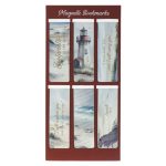 Footprints Six-Piece Magnetic Bookmark Set