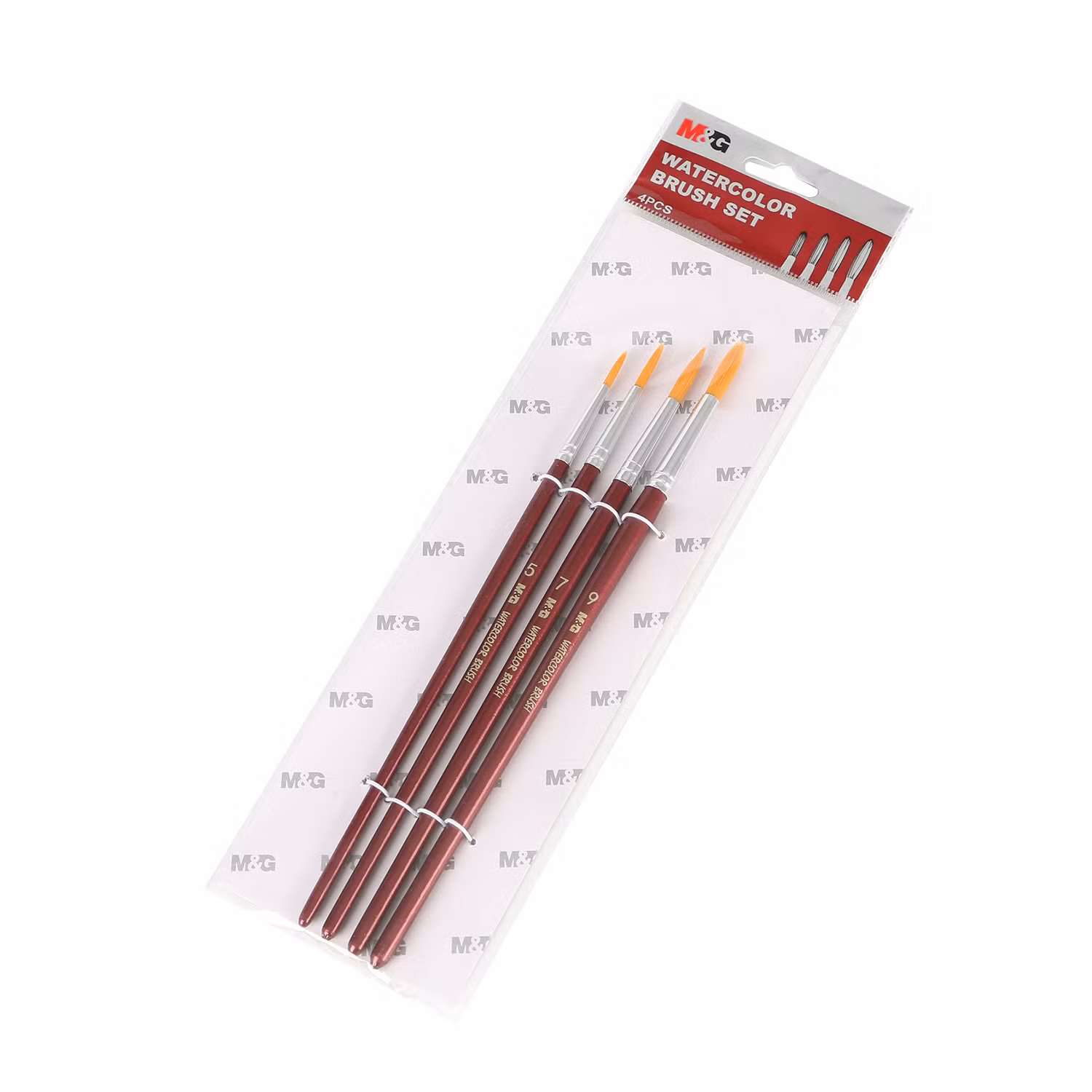 M&G Art Pointed Paint Brush Set 4PCS