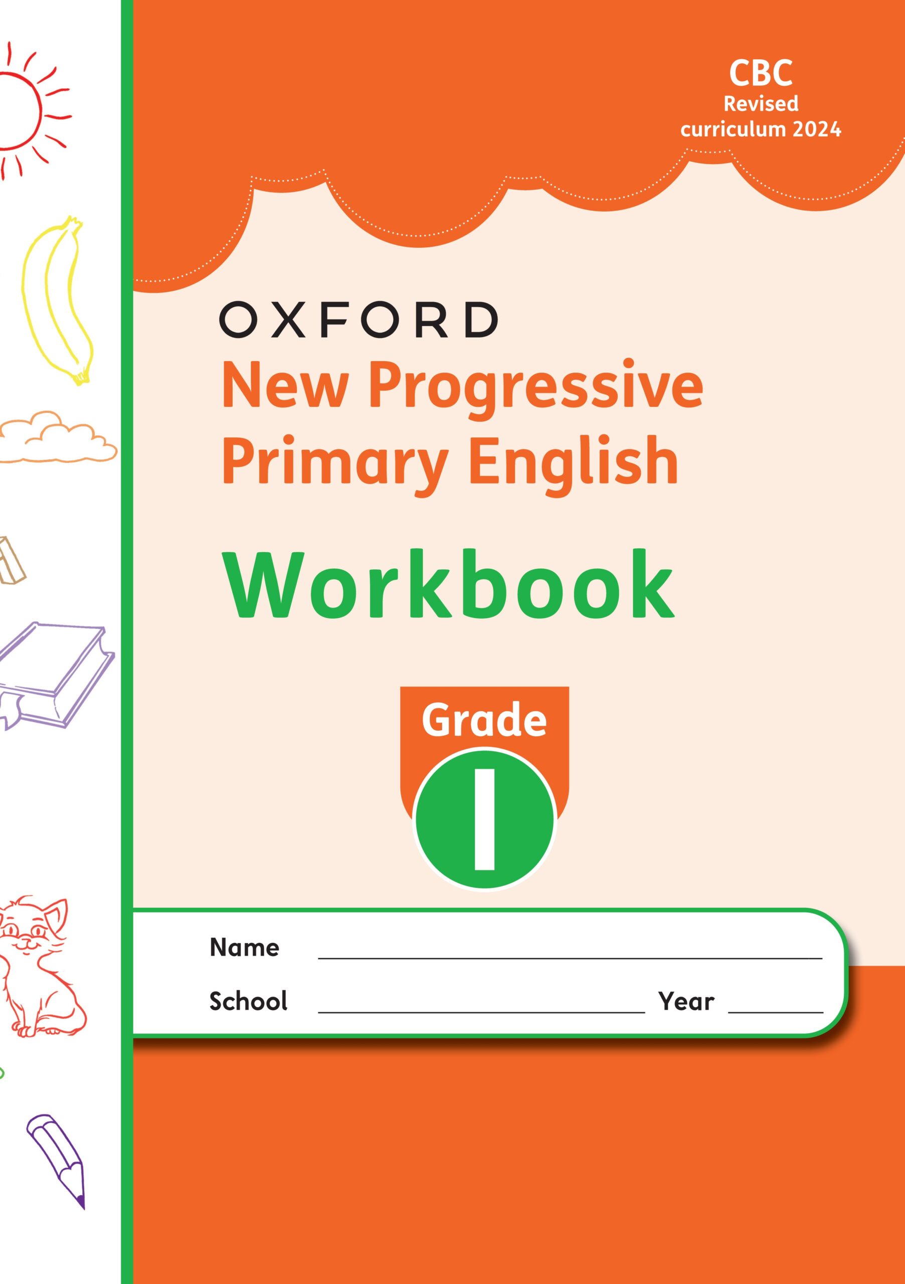 New Progressive Primary English Workbook Grade 1 2024 Ed