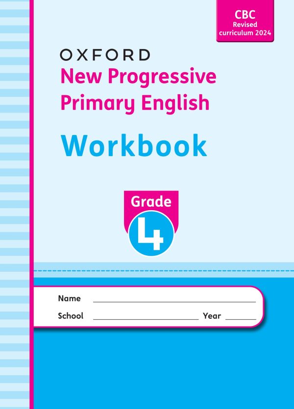 New Progressive Primary English Workbook Grade 4 2024 Ed