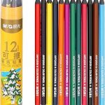 MG Erasable Wood Free 12 Color Pencil Q0525