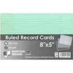 Record Cards A5