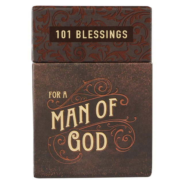 Boxed cards man of God