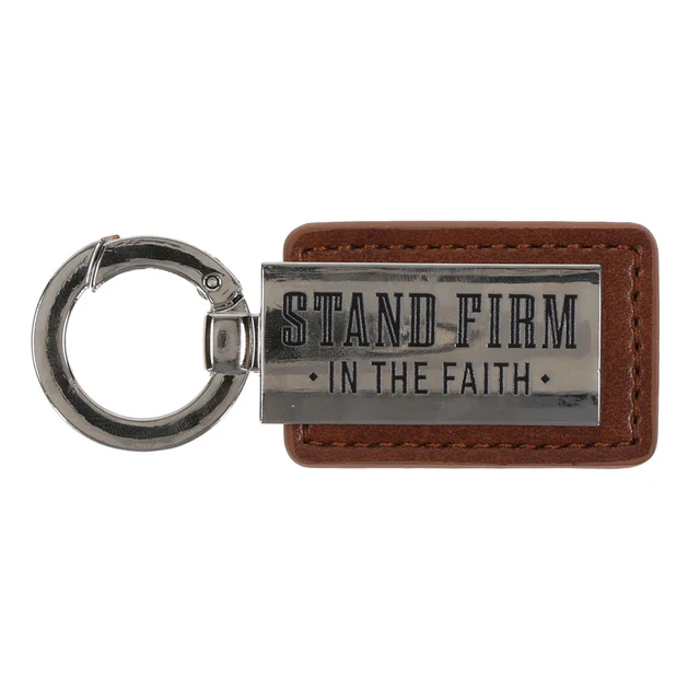 Keychain stand firm