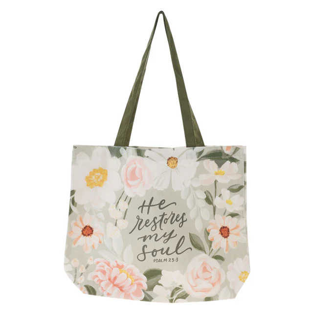 Tote He restores my soul