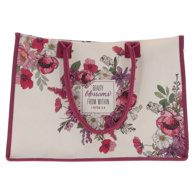 Tote bag beauty blossoms