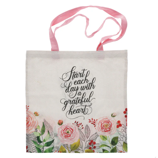 Tote bag grateful heart