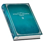 The Spiritual Growth Bible, Study Bible, NLT - New Living Translation Holy Bible, Hardcover, Teal (NLT Spiritual Growth Editions)