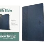 Premium Gift Bible NLT, Filament Enabled (LeatherLike, Blue Cross, Red Letter)