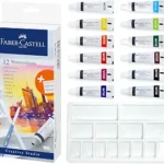 Faber Castell Water Colours 12x9ml Tube