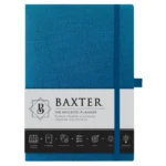 Baxter Undated Planner Aqua (Durable Synthetic Fibre Flexcover)