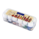 12 Fabric Colours Classic Acrylic Paint